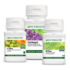 Productos Nutricionales: Ajo Concentrado, HSN y B Pus de Nutrilite, complementos específicos para tu Balance Nutricional.