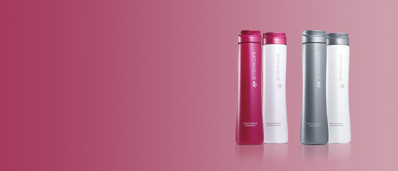 Shampoos y Acondicionadores Satinique para el cuidado del cabello. Escoge la rutina ideal para el cuidado de tu cabello.